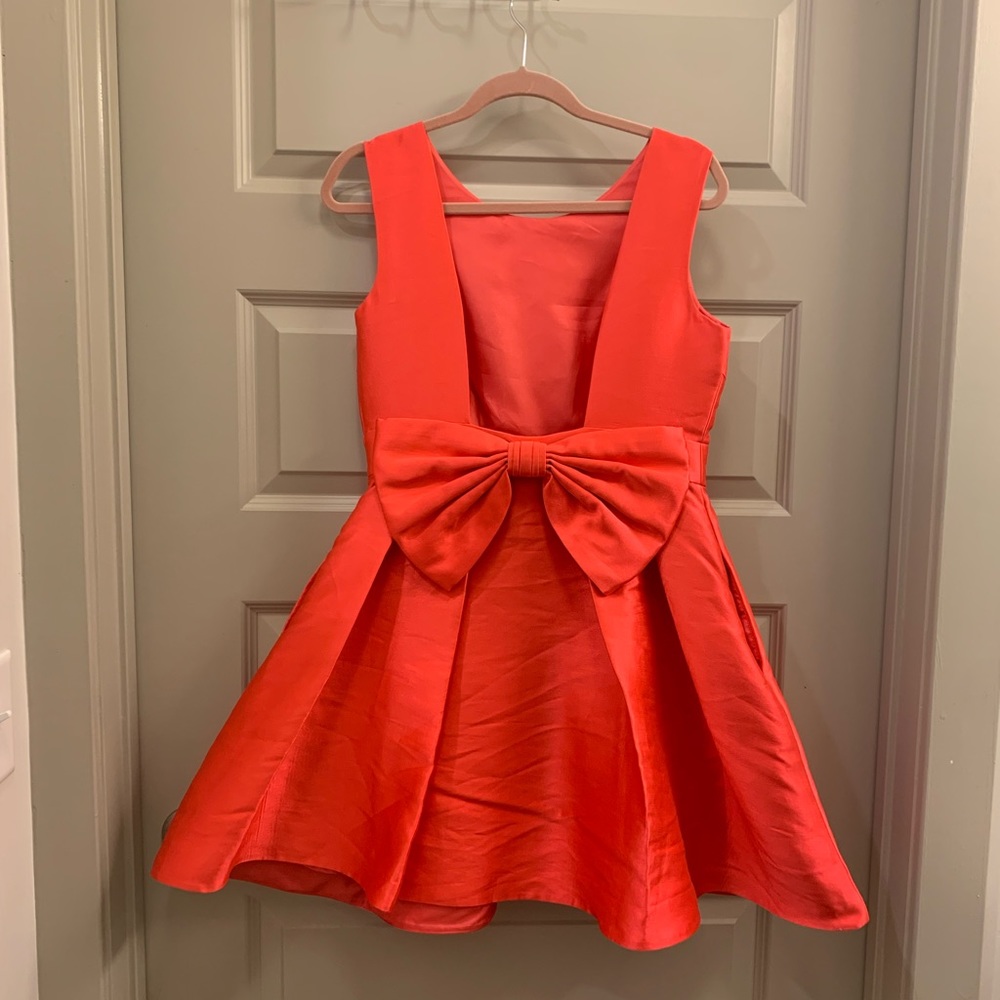 Kate Spade Fancy Meeting You Mini Dress Open Back Bow